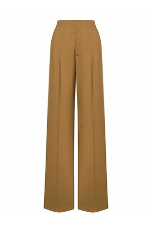 Pantaloni in lana cammello ALBERTA FERRETTI | A031466350145